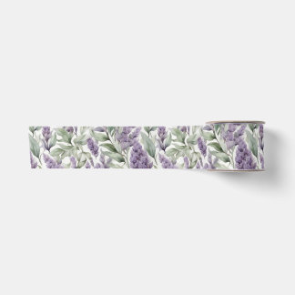 Lila en Sage bloemendecoupage Lint