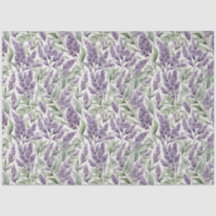 Lila en Sage bloemendecoupage