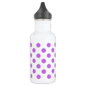 Lila en witte poka dots waterfles  (Links)