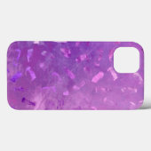 Lila Faux Glitter Texture Case-Mate iPhone Case (Achterkant (horizontaal))