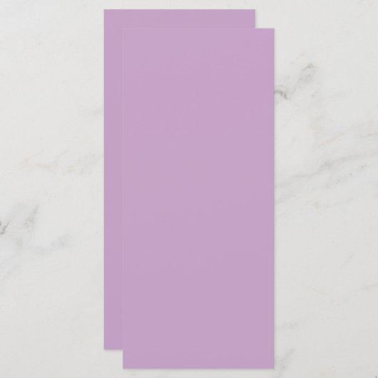 Lila flatmenu-Kaart Menu (Voorkant / Achterkant)