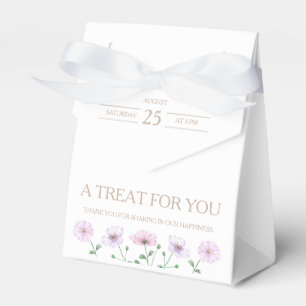  Lila Florence Baby shower Favor Box Bedankdoosjes