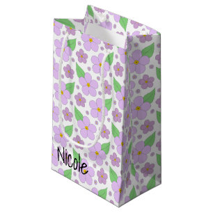 Lila Flowers Small Cft Bag Klein Cadeauzakje