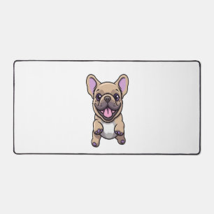 Lila Franse Bulldog Bureaumat