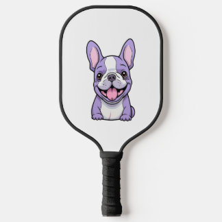 Lila Franse Bulldog Pickleball Paddle