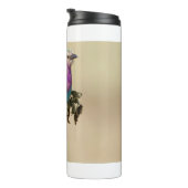 Lila gebrande roller thermosbeker (Geroteerd rechts)