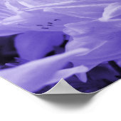 Lila gele afdrukken poster (Hoek)