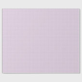 Lila Gingham Cadeaupapier (Vlak)