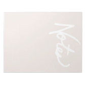 Lila grijs Blocnote (led) (Voorkant)