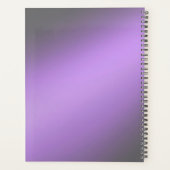 Lila grijs maanlicht ombre effect planner (Achterkant)