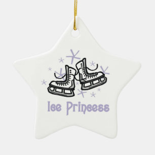 Lila Ice Princess T shirten en Gifts Keramisch Ornament