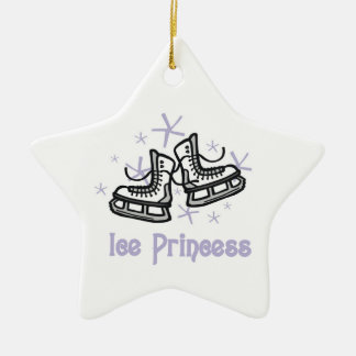 Lila Ice Princess T shirten en Gifts Keramisch Ornament
