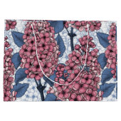 Lila in roze en blauw groot cadeauzakje (Achterkant)