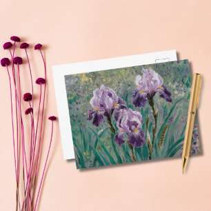 Lila Irissen, Iris Mauves, Claude Monet Briefkaart