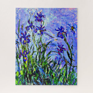 Lila Irist fijne kunst door Claude Monet, Legpuzzel