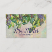 Lila is violet veer visitekaartje (Voorkant)