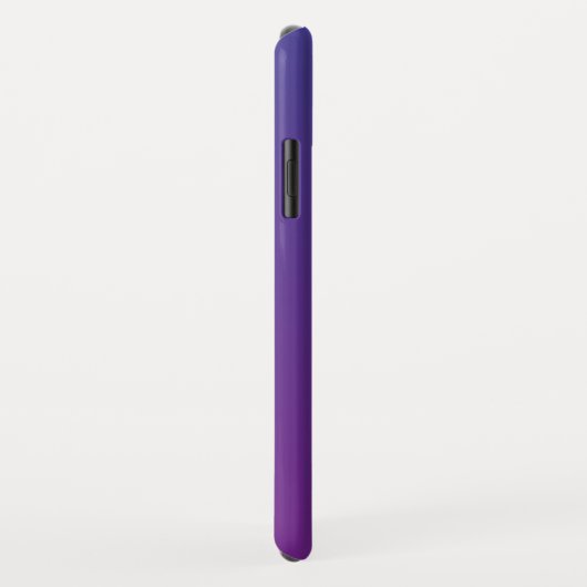 Lila kat op Paars Case-Mate iPhone Case (Achterkant/rechts)