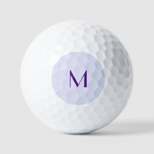 lila kleur - voeg monogram toe golfballen