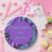 Lila kleurverscheidenheid papieren bordje (Feest)