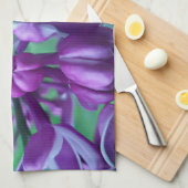 Lila kleurverscheidenheid theedoek (Quarter Fold)