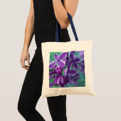 Lila kleurverscheidenheid tote bag (Voorkant (product))