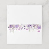 Lila lavendel bruiloft (Buitenkant ongevouwen)