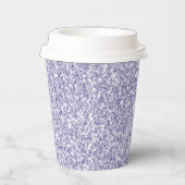 Lila lavender Glitter Glitz Papieren Bekers (Rechts)