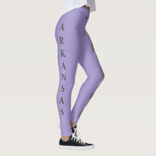 Lila Leggings van de deelstaat Arkansas Flower App