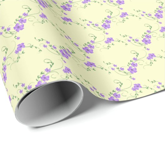 Lila Lemon Wrapping Paper Cadeaupapier (Rol Hoek)