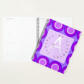 Lila letter A circulaire Planner (Display)