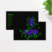 lila Lilie Blume Visitekaartjes (Bureau)