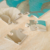 Lila Lynx Point Siamese portretkunst Legpuzzel (Zijkant)