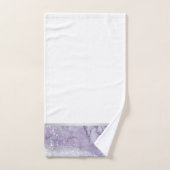LILA MARBLE SILVER BATHROOM TOWEL SET BAD HANDDOEK (Handdoek)