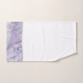 LILA MARBLE SILVER BATHROOM TOWEL SET BAD HANDDOEK (Handdoek)