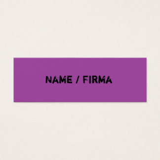 Lila - mini Visitenkarten Mini Visitekaartjes