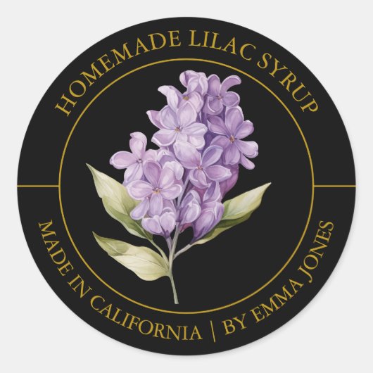 Lila Modern label (Voorkant)