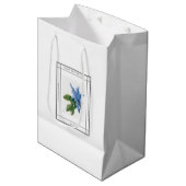 Lila Moederdag Gift Bag Medium Cadeauzakje (Voorkant Gekanteld)