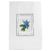 Lila Moederdag Gift Bag Medium Cadeauzakje (Achterkant)