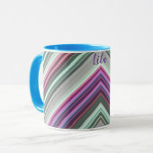 LILA ~ Mok gepersonaliseerd ~ zany ongebruikelijk (Voorkant links)