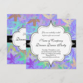 Lila najaarspringen in pastel kaart (Voorkant / Achterkant)