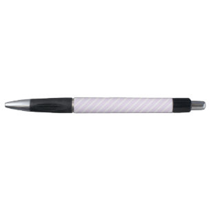 Lila paars en wit vijf strepen patroon pen