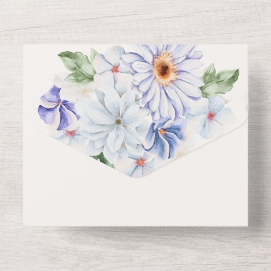 Lila Paars Vrijgezellenfeest All In One Uitnodiging (Achterkant)