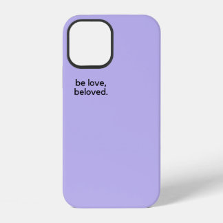 Lila Paarse Apple iPhone 12 Hoesje BE Love