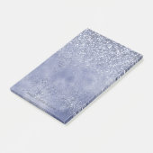 Lila Paarse glitter Glitz glans Post-it® Notes (Schuin)