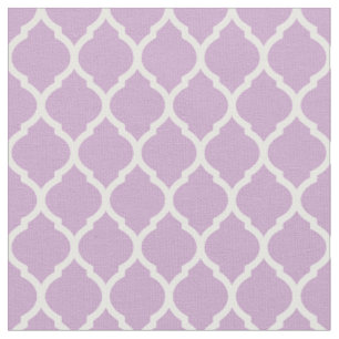 Lila Paarse Marokkaanse Quatrefoil Stof