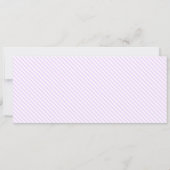 Lila Paarse Paascheque Cadeaubon Kaart (Achterkant)