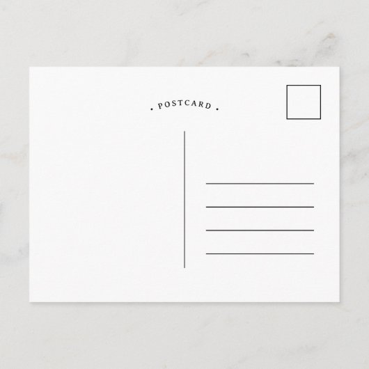 Lila Paarse Script De datum opslaan Aankondigingskaart (Achterkant)