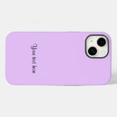 Lila-Paarse, vaste SJABLOON in kleur, Case-Mate iPhone Case (Achterkant (horizontaal))
