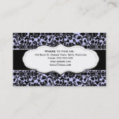 Lila Paarse Visitekaartjes (Achterkant)