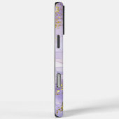 Lila paarse waterverf Inkt  Case-Mate iPhone Case (Achterkant / Rechts)
